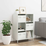 Highboard White 68x39x103.5 cm Steel 851411