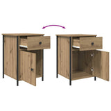 Bedside Cabinet Artisan Oak 40 x 42 x 60 cm Engineered Wood 875782