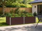 Raised Garden Bed Brown 160 x 80 x 55 cm cold-rolled steel 8006399
