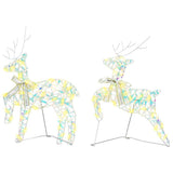 LED Reindeers with 40 LEDs 5 pcs Multicoulur PET 3399390