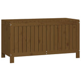 Garden Storage Box Honey Brown 115x49x60 cm Solid Wood Pine 823839