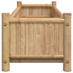 ZNTS Planter 100x30x25 cm Bamboo 366461