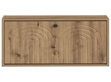 Wall-Mounted Shoe Cabinet ALKMAAR 71 x 17 x 43 cm Artisan Oak 896194