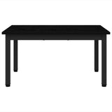 Coffee Table Black Oak 70 x 50 x 36 cm Engineered Wood 892566