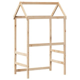 Kids' Bed Roof 118x70x176.5 cm Solid Wood Pine 846985