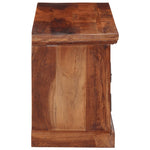 TV Cabinet with Doors 112x30x40 cm Solid Wood Acacia 354986