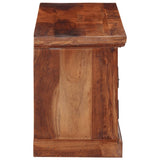 TV Cabinet with Doors 112x30x40 cm Solid Wood Acacia 354986