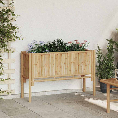 Garden Raised Bed Brown 110 x 35 x 70 cm Bamboo 4106591