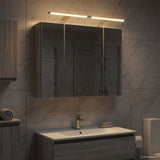Bathroom Mirror Cabinet Grey Sonoma 60 x 14.5 x 50 cm 889084