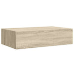 Wall-mounted Drawer Shelves 2 pcs Oak 40x23.5x10cm MDF 330248