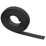 ZNTS Garden Edgings 2 pcs Black 10 m 10 cm Polyethylene 3155432