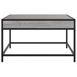Coffee Table with Infinity LED Grey Sonoma 70x50x41 cm 847685