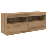 TV Wall Cabinet Set 7 pcs Artisan Oak Engineered Wood 3402798