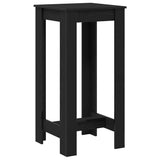 Bar Table Black Oak 51 x 50 x 103.5 cm Engineered Wood 868078
