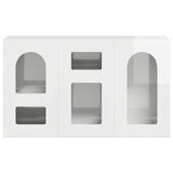 Sideboard High Gloss White 100 x 35 x 59 cm Engineered Wood 891348