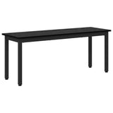 Bench Black Oak 110 x 35 x 45 cm Engineered Wood 892596
