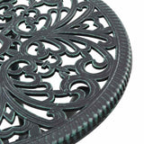 Garden Bistro Set 3 pcs Green Aluminium 42002385