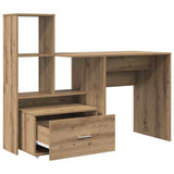 Desk Artisan Oak 131.5 x 50 x 106.5 cm Engineered Wood 3337272