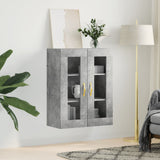 Wall Mounted Cabinet Concrete Grey 69.5x34x90 cm 828464