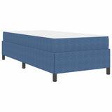 Bed Frame with Mattress Blue 90 x 200 cm Fabric 3399103