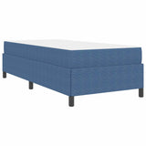 Bed Frame with Mattress Blue 80 x 200 cm Fabric 3399093