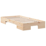 Bed Frame Brown 90 x 200 cm 873046