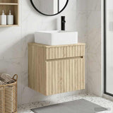 Wall-mounted Sink Vanity Sonoma Oak 49 x 41 x 63 cm 890564