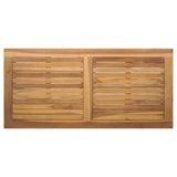 Garden Sofa Set 5 pcs Natural Solid Teak Wood 3356858