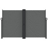 Retractable Side Awning Anthracite 160x600 cm 4004628