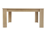 4 Seater Dining room table, MDF Wood Rectangle Modern Dining,Room Furniture Unit, Small N606P272566E