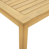 Coffee Table Light Acacia 50 x 35 x 36 cm Solid Acacia Wood 42026782