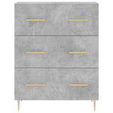 Highboard Concrete Grey 69.5x34x180 cm Engineered Wood 3189369
