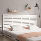Wall Headboard White 166x3x91.5 cm Solid Wood Pine 824699
