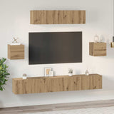 TV Cabinet Set 7 pcs Artisan Oak Engineered Wood 3393410