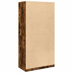 Wardrobe Smoked Oak 100x50x200 cm Engineered Wood 3307805