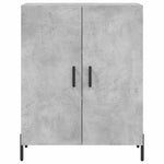 Highboard Concrete Grey 69.5x34x180 cm Engineered Wood 3199565