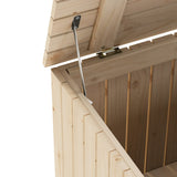 Storage Box with Lid RANA 80x49x54 cm Solid Wood Pine 4002329