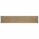 Area Rugs Natural and Black 60 x 400 cm Jute 42010491
