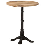 Bistro Table 60x76 cm Rough Mango Wood 321087