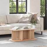 Coffee Table Natural 80 x 39.5 x 33.5 cm Solid pine wood 873520