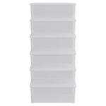 Plastic Storage Boxes 6 pcs 10 L Stackable 3189187