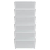 Plastic Storage Boxes 6 pcs 10 L Stackable 3189187
