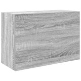 Bathroom Wall Cabinet Grey Sonoma 60x25x40 cm Engineered Wood 860072