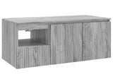 Bathroom Furniture Set 2 pcs Grey Sonoma Engineered Wood 3404120