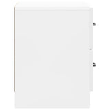 Bedside Cabinet 2 pcs High Gloss White 43 x 34.5 x 44.5 cm 895684