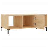 Coffee Table Sonoma Oak 102x50x40 cm Engineered Wood 829303