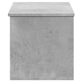 Storage Box Concrete Grey 90x35x35 cm Engineered Wood 840684