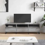 TV Cabinet Grey Sonoma 150x30x44.5 cm Engineered Wood 831306