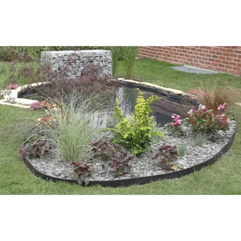 ZNTS Ubbink Garden Border Edging 14cmx15m 7mm Black 442621