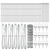 Ground Fix Welded Wire Fence 100 x 0.8 m 3351387